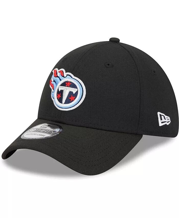 

Мужская черная бейсболка Tennessee Titans Main 39THIRTY Flex Hat New Era, черный