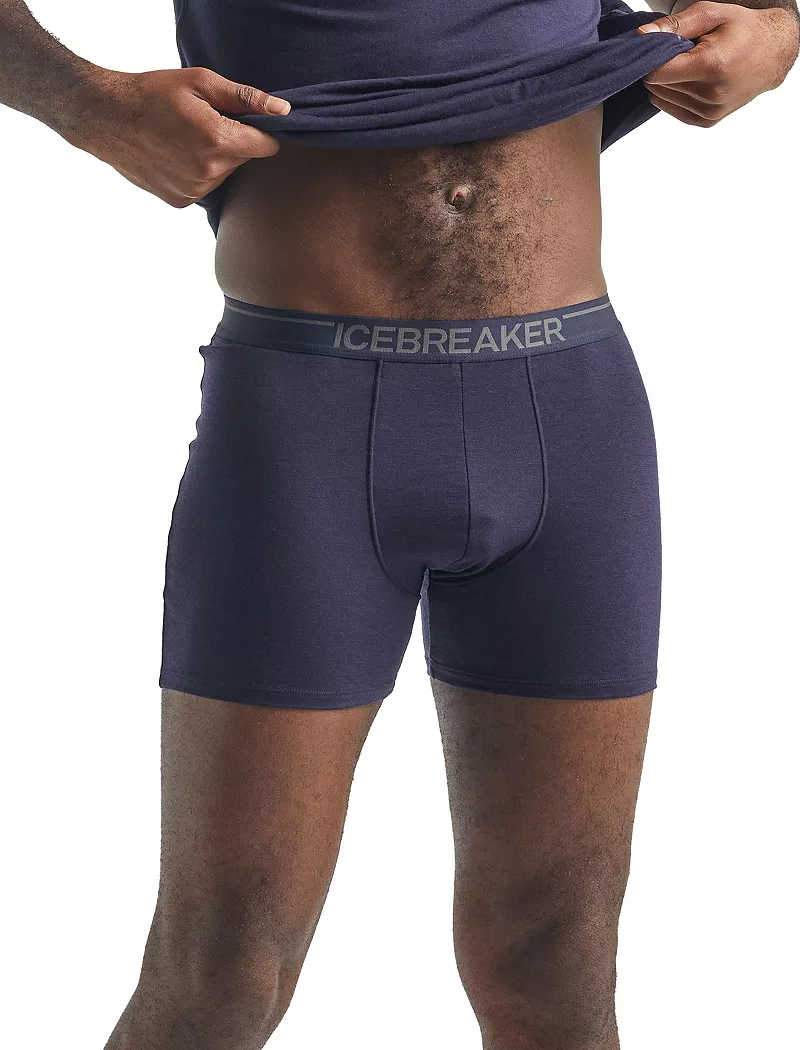 

Мужские боксеры Icebreaker Anatomica, цвет Midnight Navy