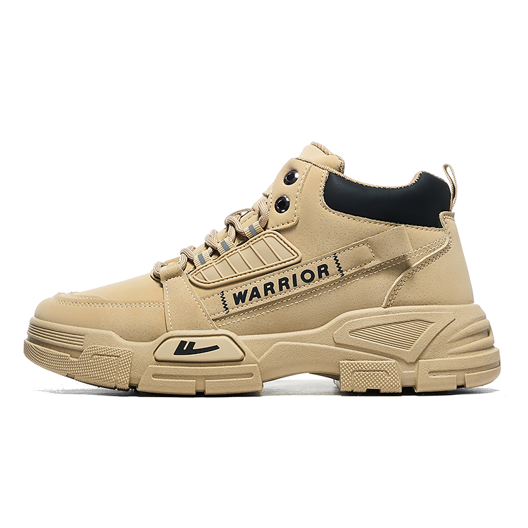 

WARRIOR Нескользящие, износостойкие, водонепроницаемые высокие альпинистские и походные ботинки, мужские, цвет хаки, черные