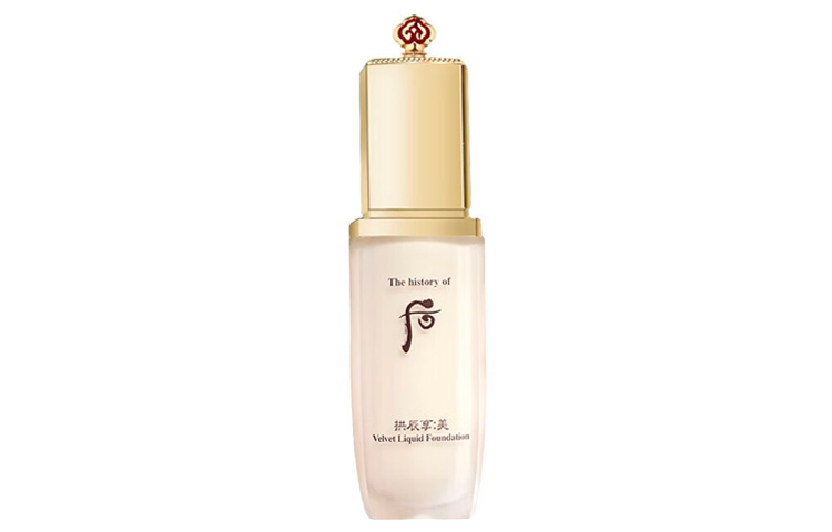 Gongchen Xiangmei тональный крем velvet soft matte, натуральное безупречное покрытие, долговечный, без эффекта маски, 40 мл The History Of Whoo — фото 3