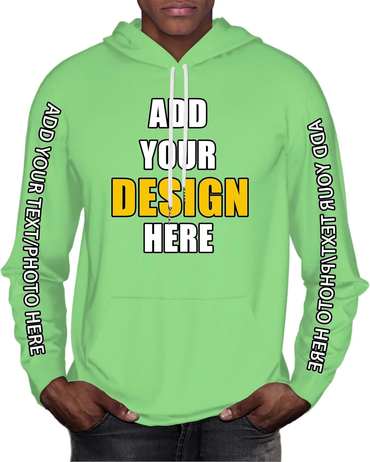 

Кастомизированный худи для женщин и мужчин, дизайн на заказ