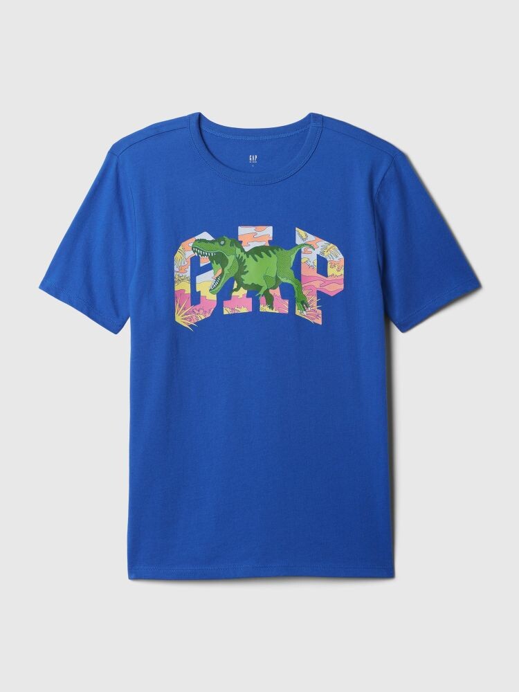 

Детская футболка с логотипом Gap, синий