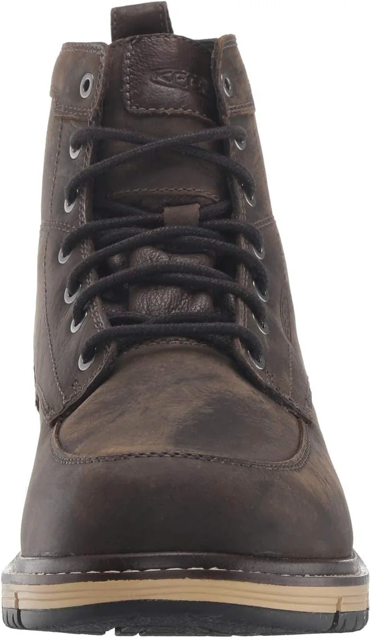

Мужские рабочие ботинки KEEN Utility San Jose 6" с мягким носком и подошвой на танкетке, коричневый