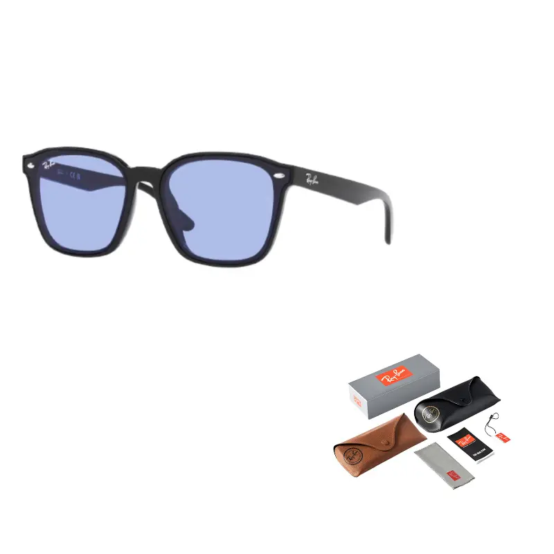 

RayBan Инъекционно-формованные солнцезащитные очки неправильной формы унисекс черные, Black