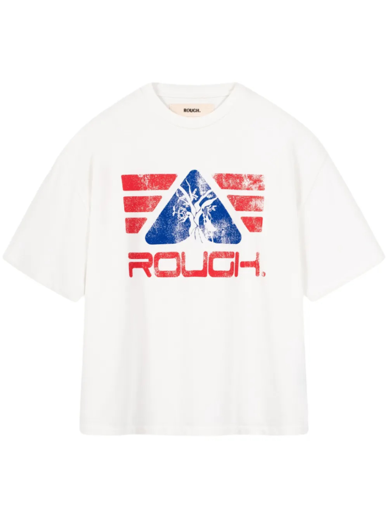 

Футболка с логотипом ROUGH., белый