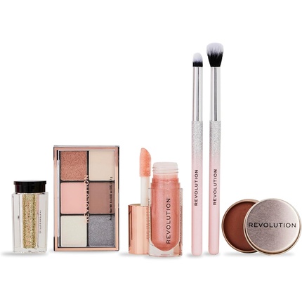 Подарочный набор для макияжа Pink Glow Get The Look Revolution Beauty — фото 2
