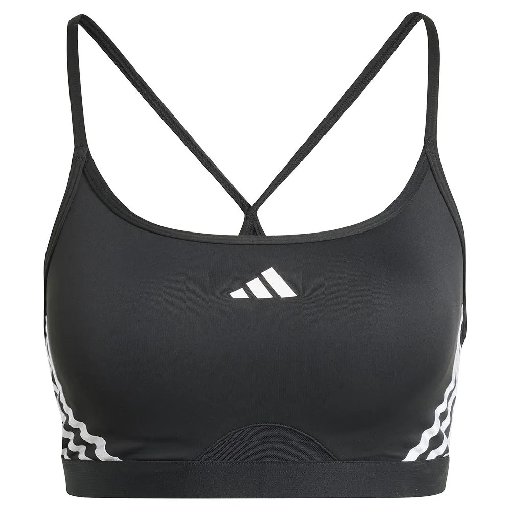 

Спортивный бюстгальтер adidas Aeroreact, черный