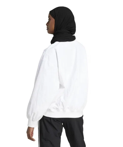 adidas Originals ADICOLOR WOVEN NYLON OUTLINE TREFOIL CREW (Свитшот Adidas Originals Adicolor Woven Nylon Outline Trefoil Crewneck) — фото 3