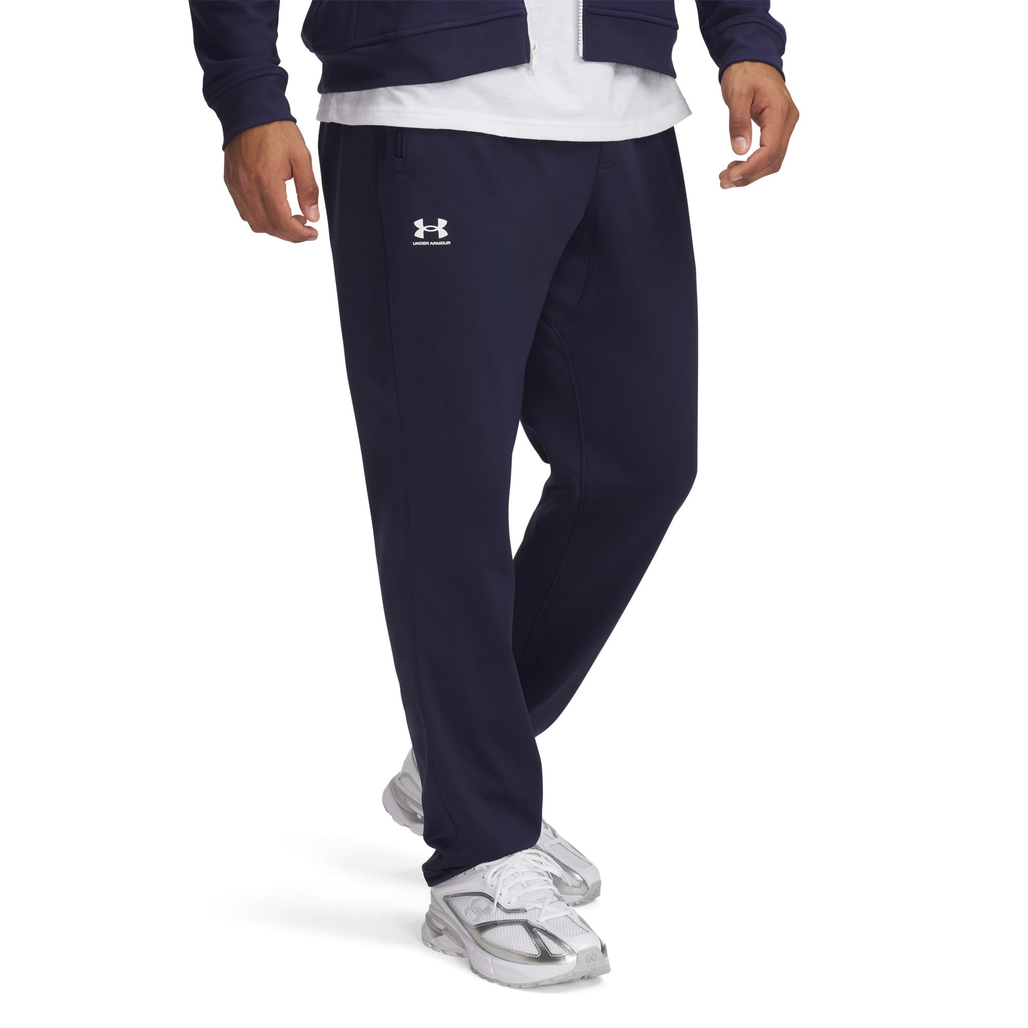 

Брюки Under Armour Sportstyle Brawler Pants, цвет Midnight Navy/White