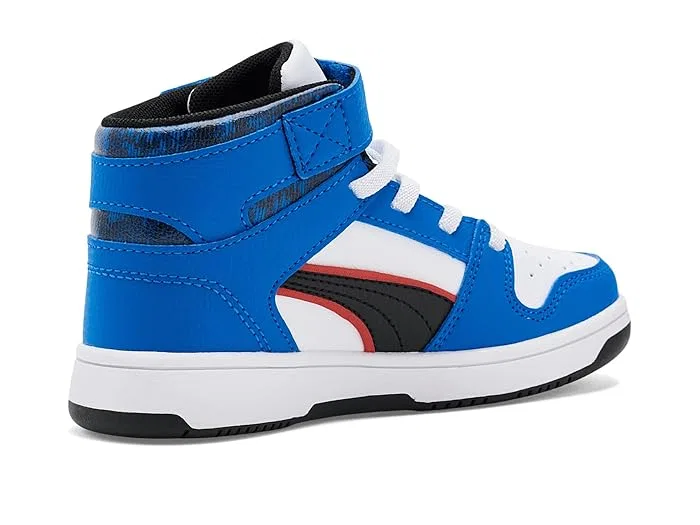 Кроссовки высокие Rebound Layup Mid PUMA, PUMA Team Royal/PUMA Black/PUMA White — фото 4