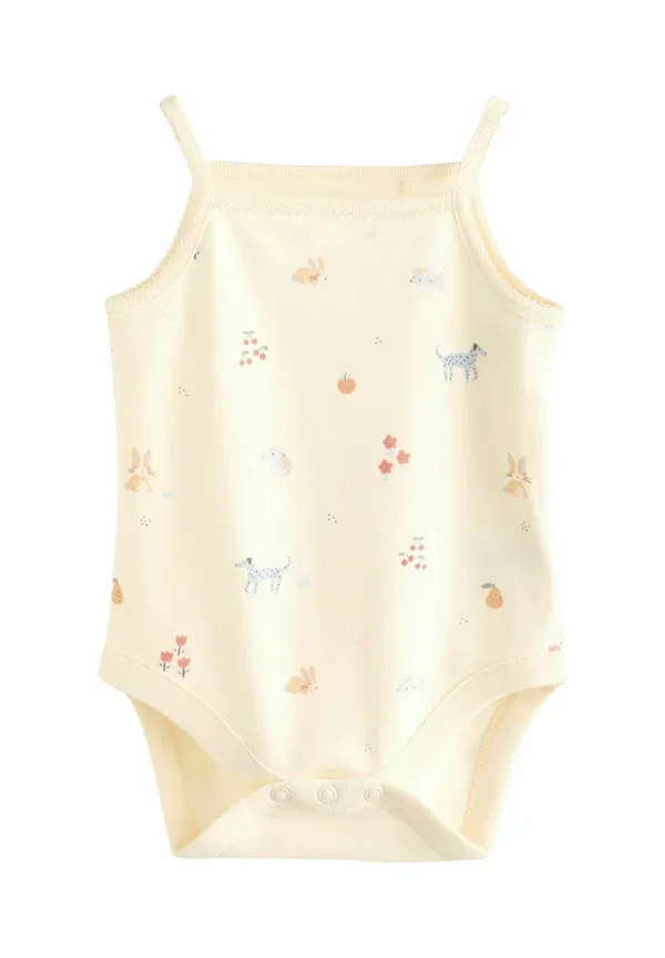 Боди Regular fit baby 5 pack Next, розовый/голубой/желтый — фото 4