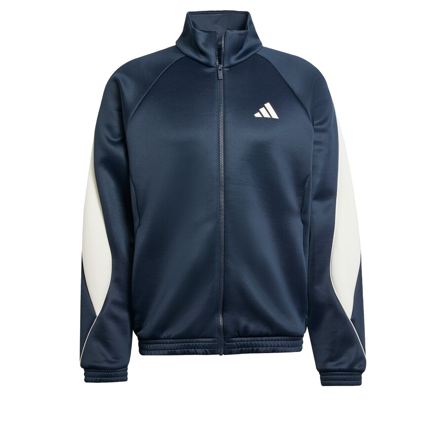 

Спортивная толстовка с капюшоном на молнии ADIDAS SPORTSWEAR Stadium, темно-синий