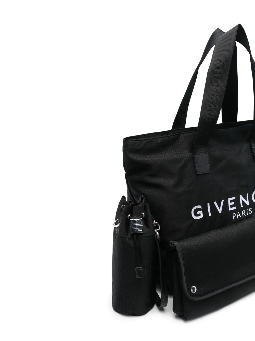 

Пеленальная сумка с монограммой Givenchy Kids, черный