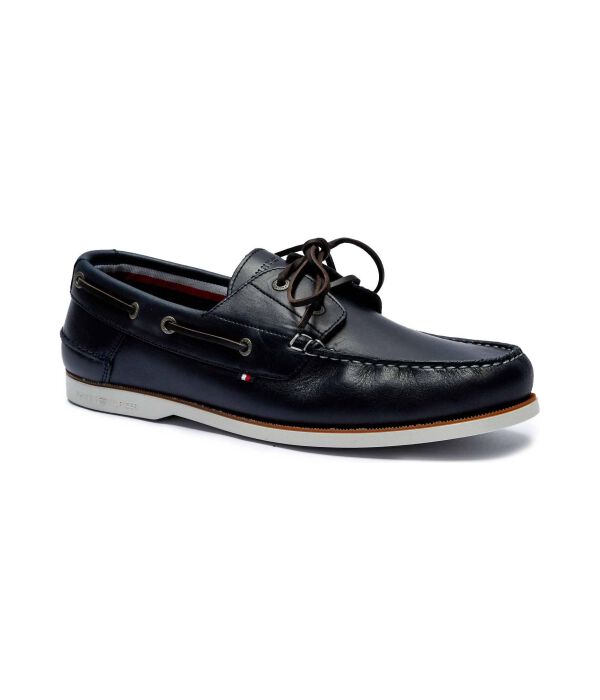 

Кожаные мокасины Tommy Hilfiger, синий