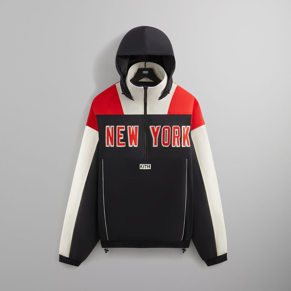 

Куртка Kith for the New York Rangers Quarter Zip Anorak, черный