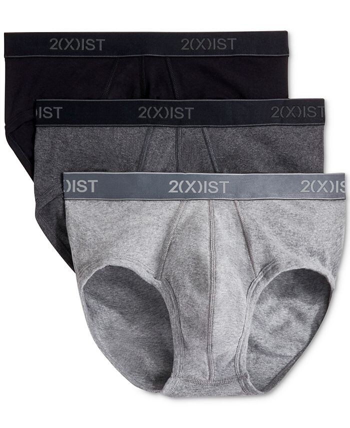 

Мужское нижнее белье, комплект трусов Essentials Contour Pouch, 3 шт. 2(x)ist, цвет Black/heather Grey/charcoal Heather