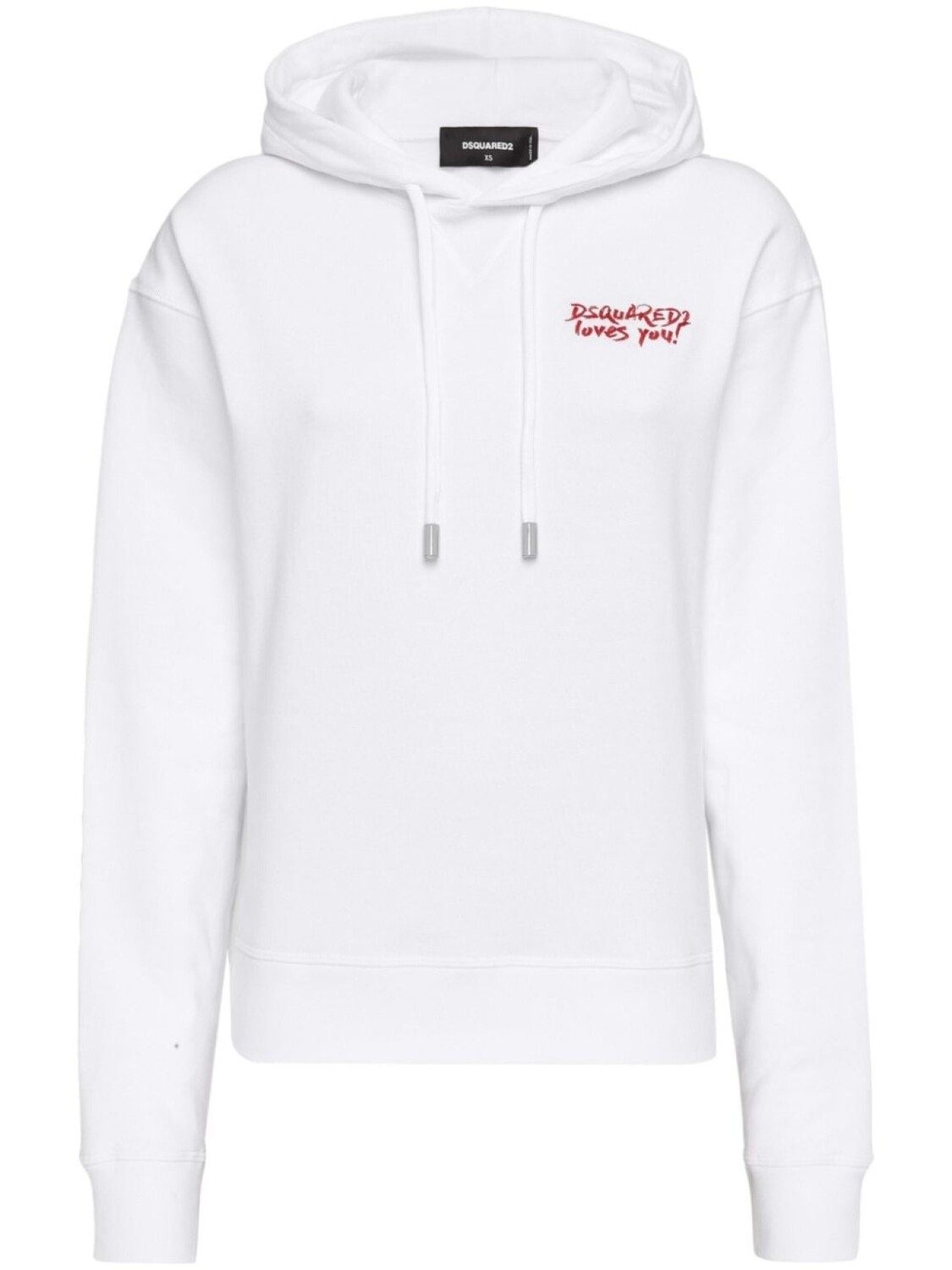 

DSQUARED2 худи Dsquared Loves You, белый