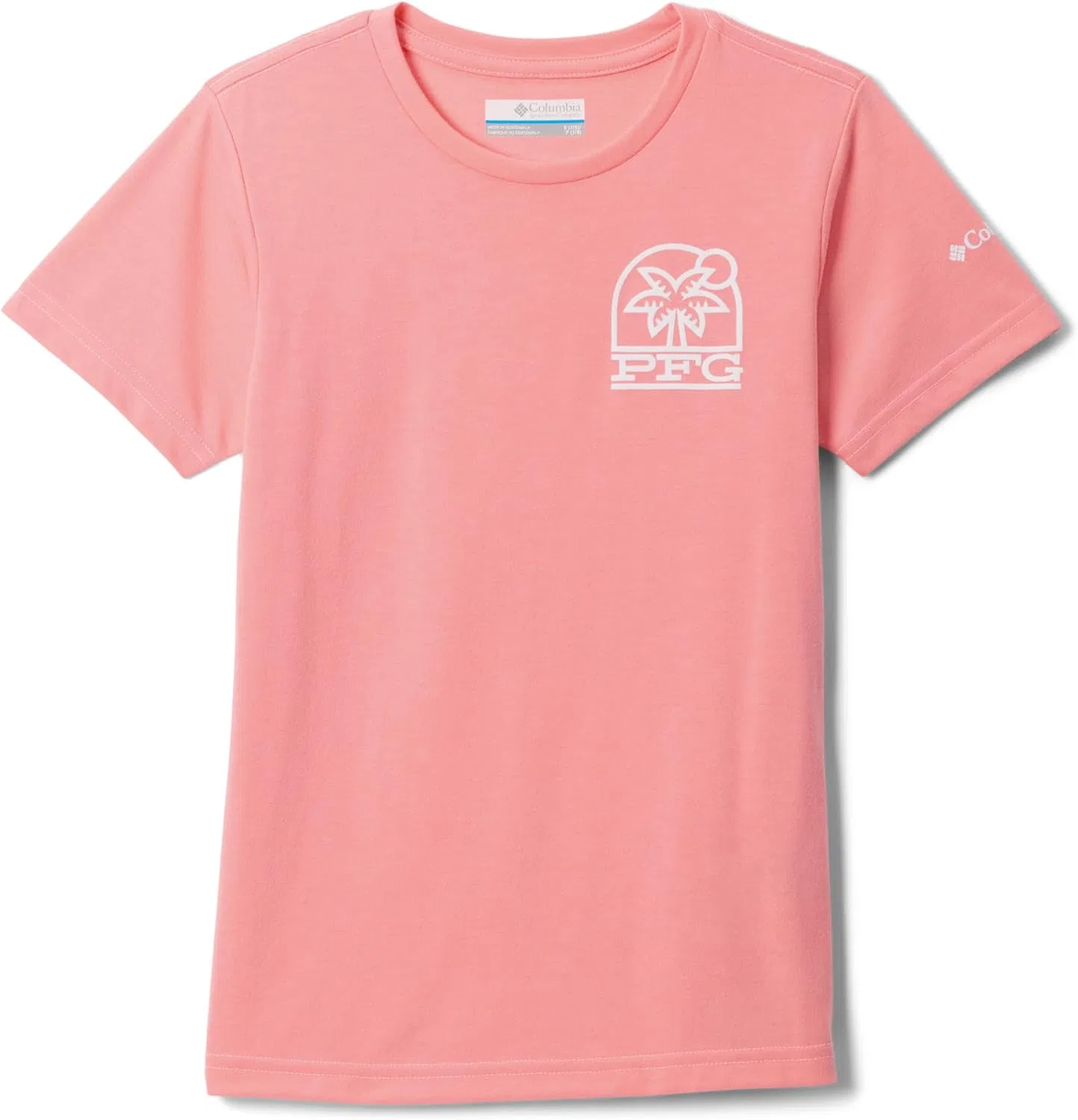 Футболка PFG Palm Waves, Columbia, Tiki Pink Graphic