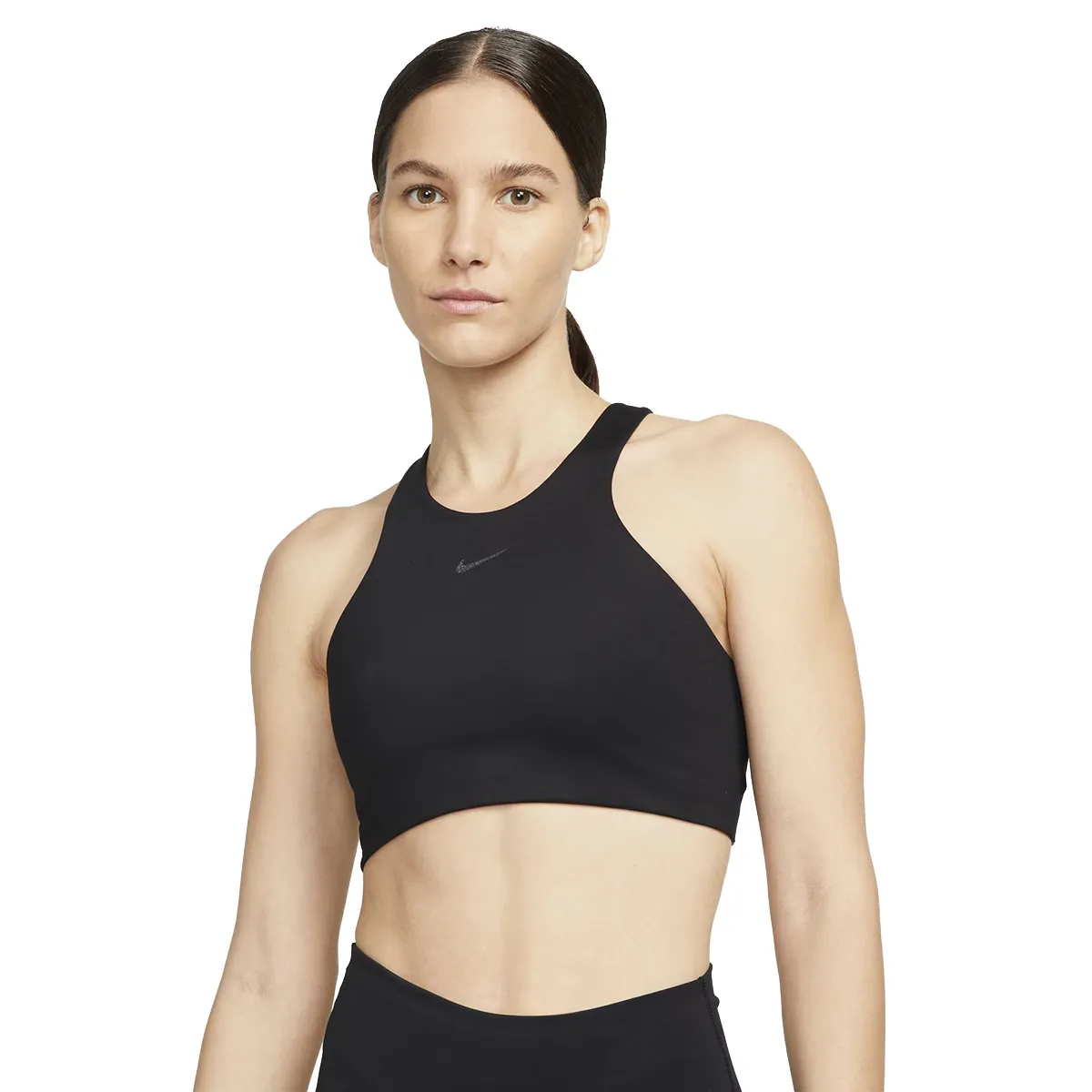 

Женский топ Yoga Dri-FIT Swoosh Nike, чёрный