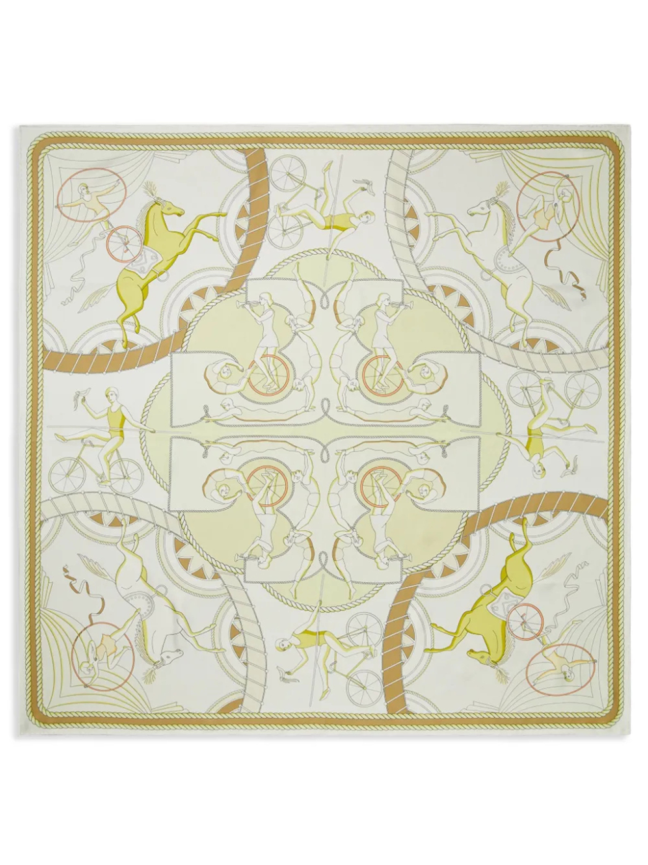 

Шаль Acrobats Tory Burch, зеленый