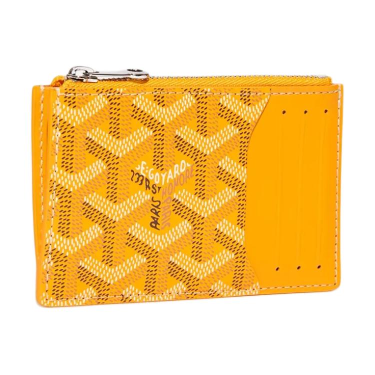 

GOYARD Женский желтый кожаный визитник