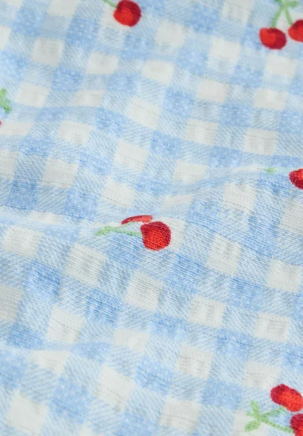 Текстурированные шорты стандартного кроя Next, Blue Gingham — фото 3