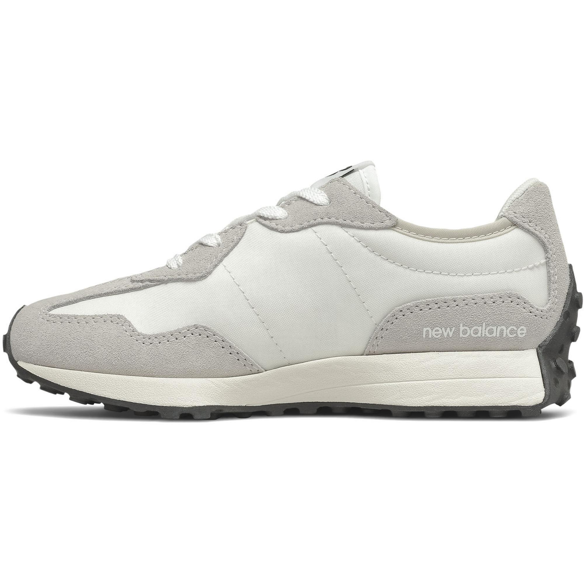 Повседневные туфли для девочек 327 New Balance, Silver/Birch/Black — фото 2