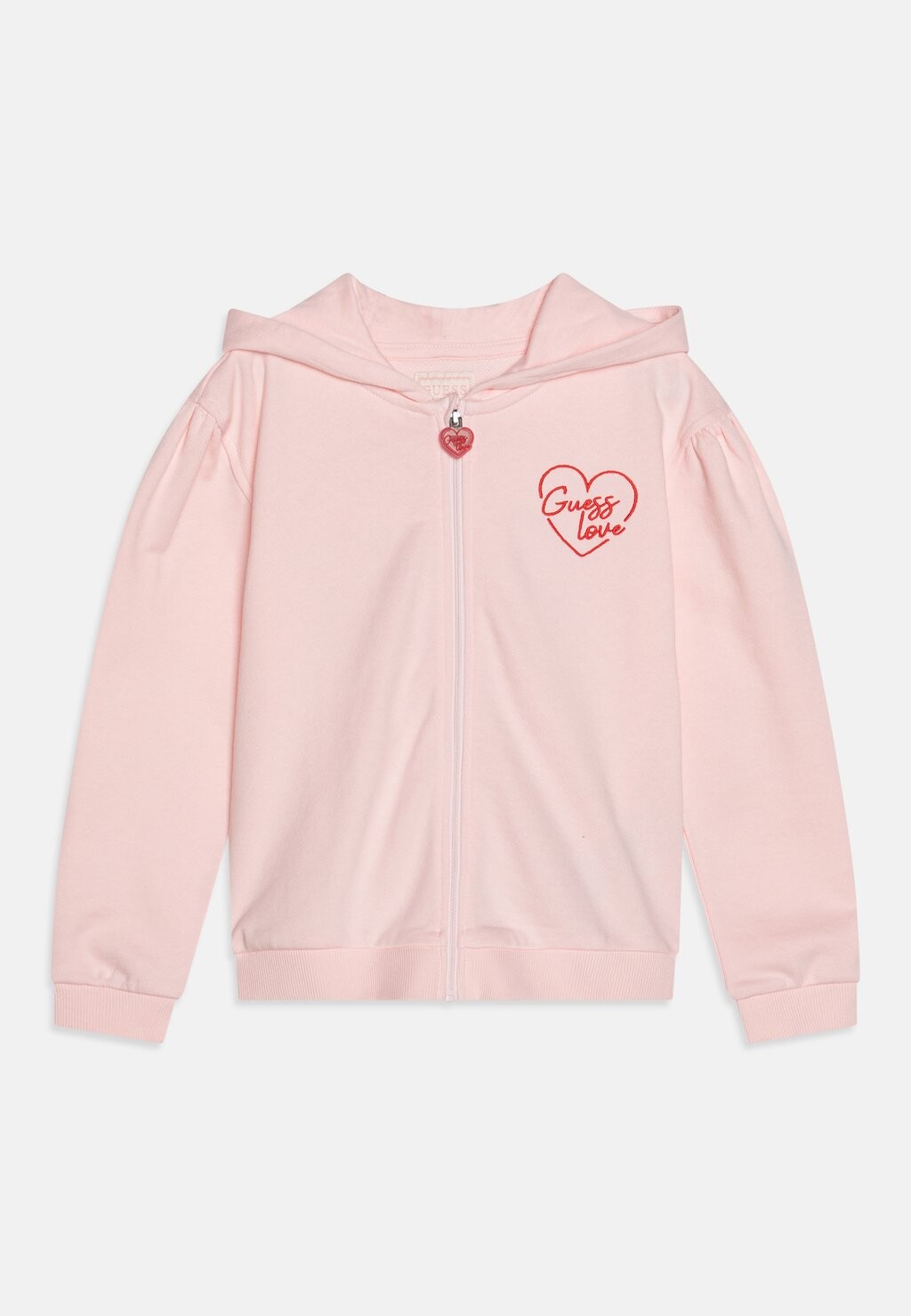 

Свитер на молнии Toddler Kids Girl Hooded Active Guess, балетно-розовый