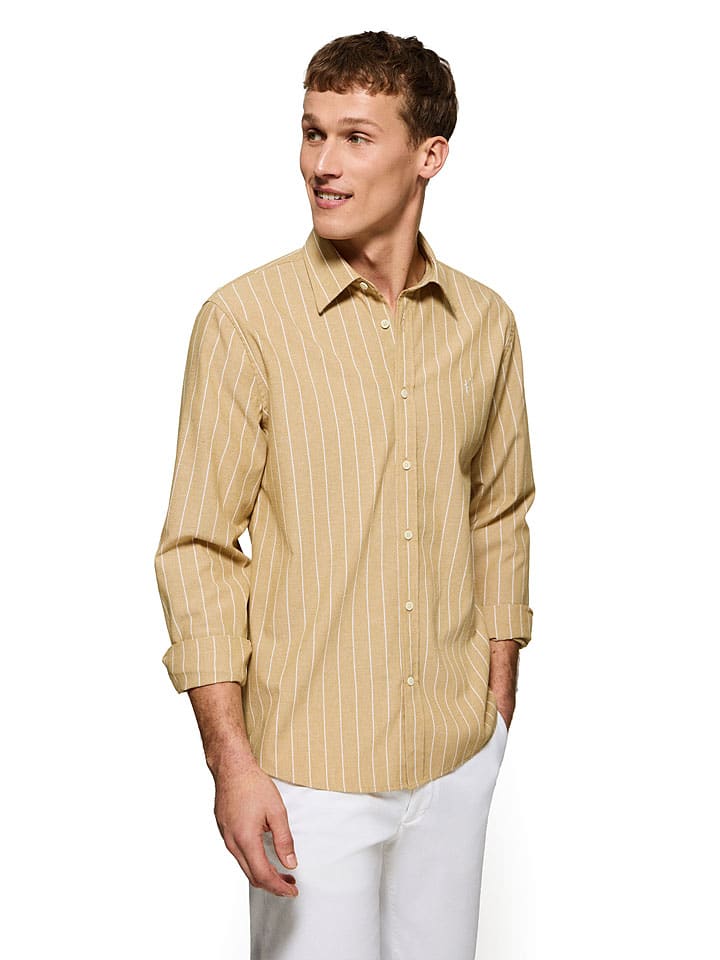 

Polo Club Рубашка - стандартный крой - бежевого цвета