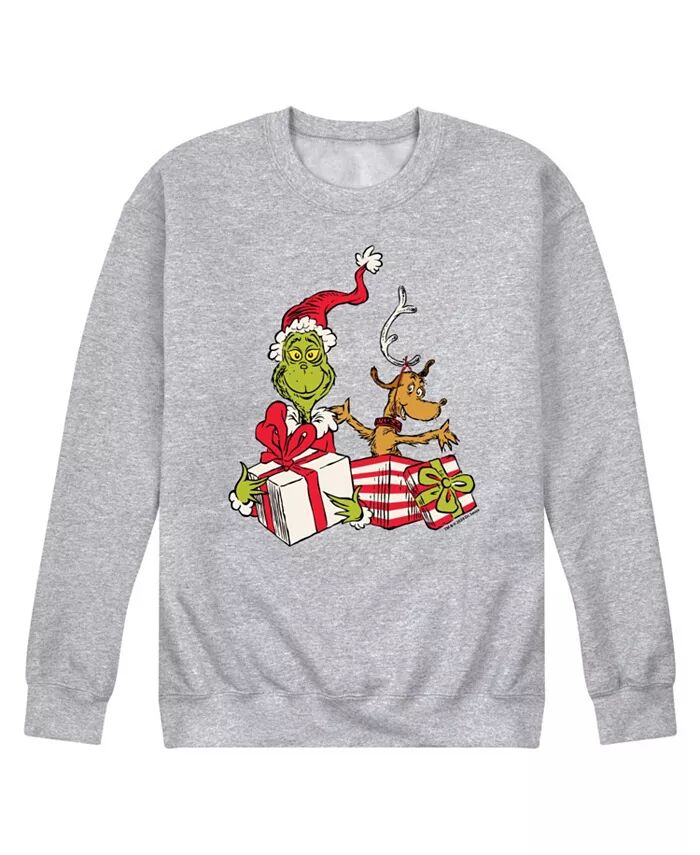 

Мужская флисовая кофта The Grinch с длинным рукавом AIRWAVES, серый