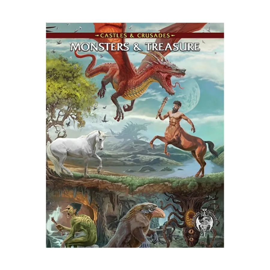 

Monsters & Treasure (5th Printing, Alternate Cover), Castles & Crusades - Core Rules, твердый переплет