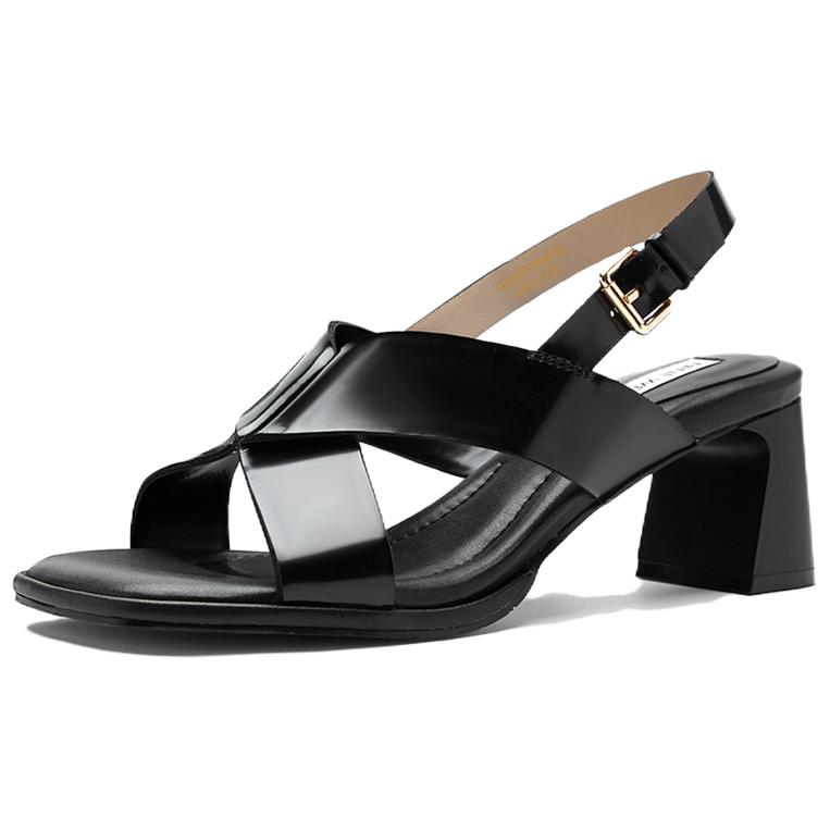NINE WEST Женские сандалии на одной застежке бежевые, цвет Beige — фото 4