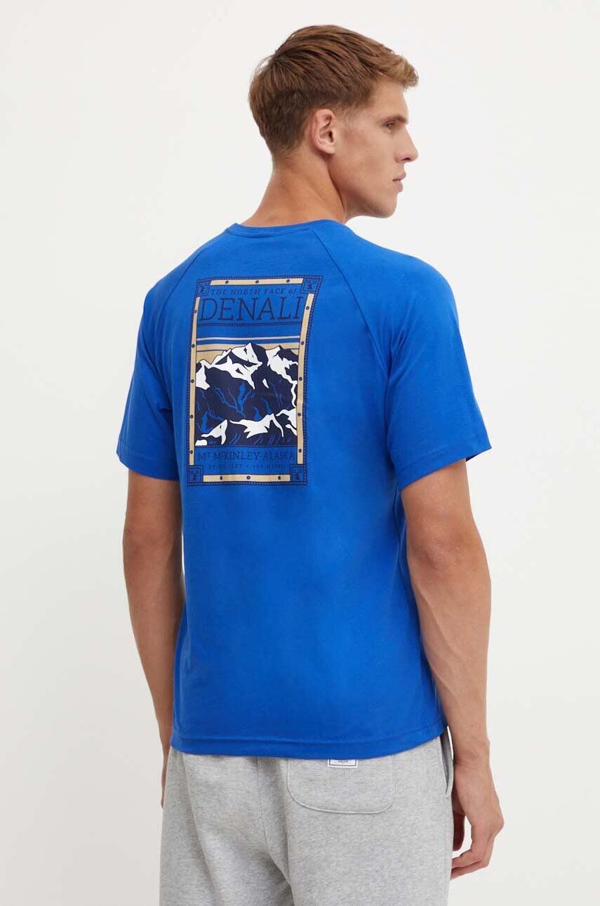 

Хлопковая футболка The North Face, размер S/S Футболка North Faces, синий