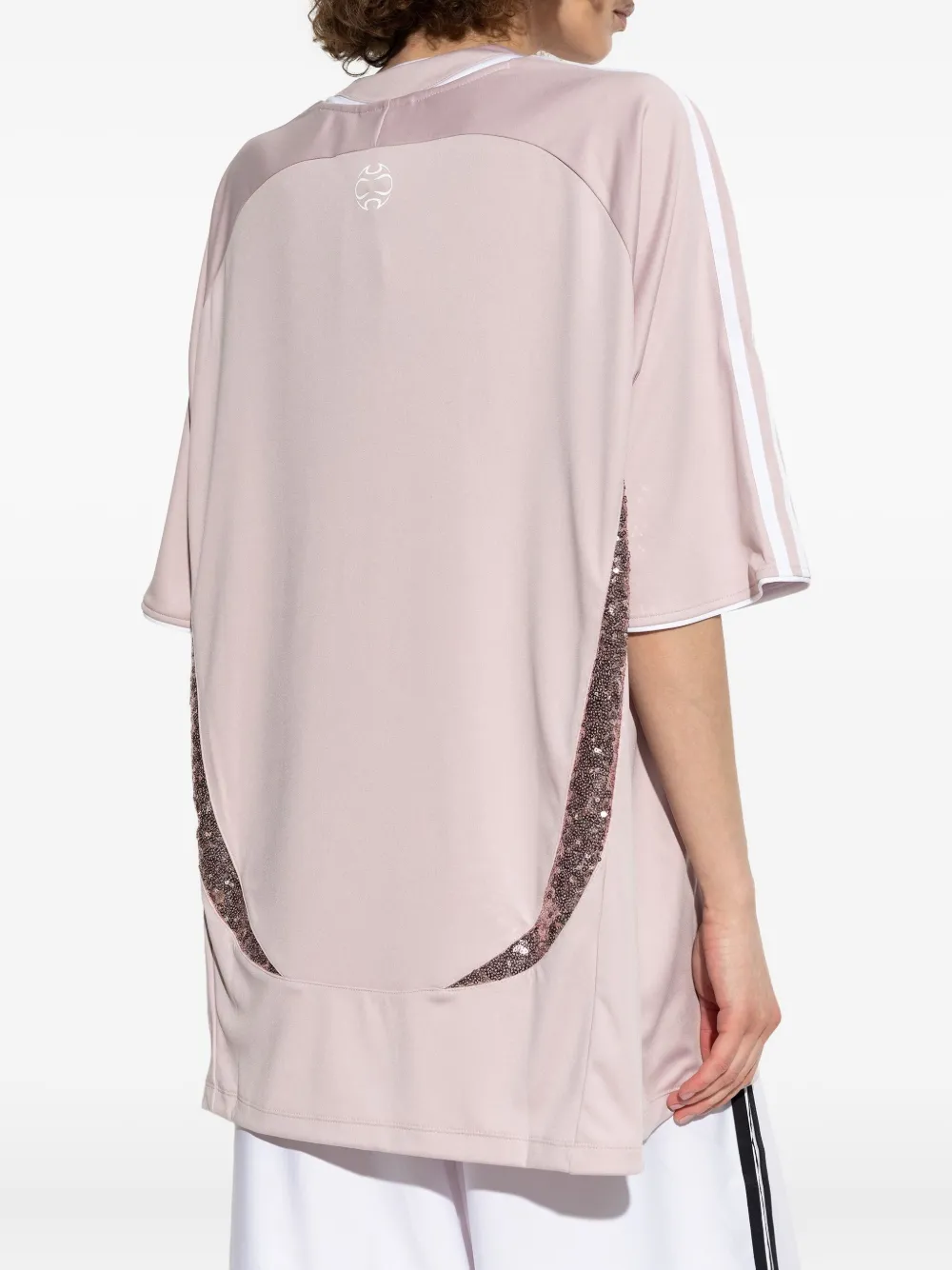 Футболка Teamgeist sequin-panelled jersey adidas, розовый — фото 4