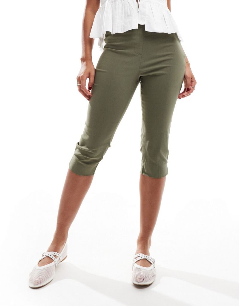 

Зеленые бенгальские капри ASOS DESIGN