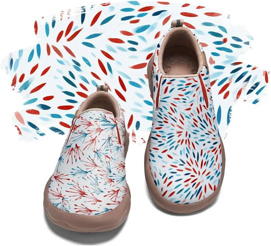 Кроссовки повседневные Art Loafers, голубой с красным Solepulse — фото 3