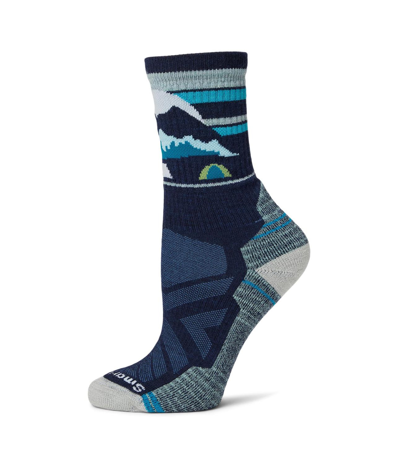 Ботинки Smartwool Hike Light Cushion Mountain Moon Crew Socks, цвет Deep Navy
