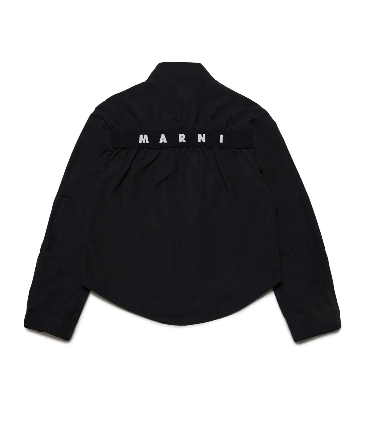 Детская куртка-бомбер с брендовым принтом MARNI, Black — фото 2