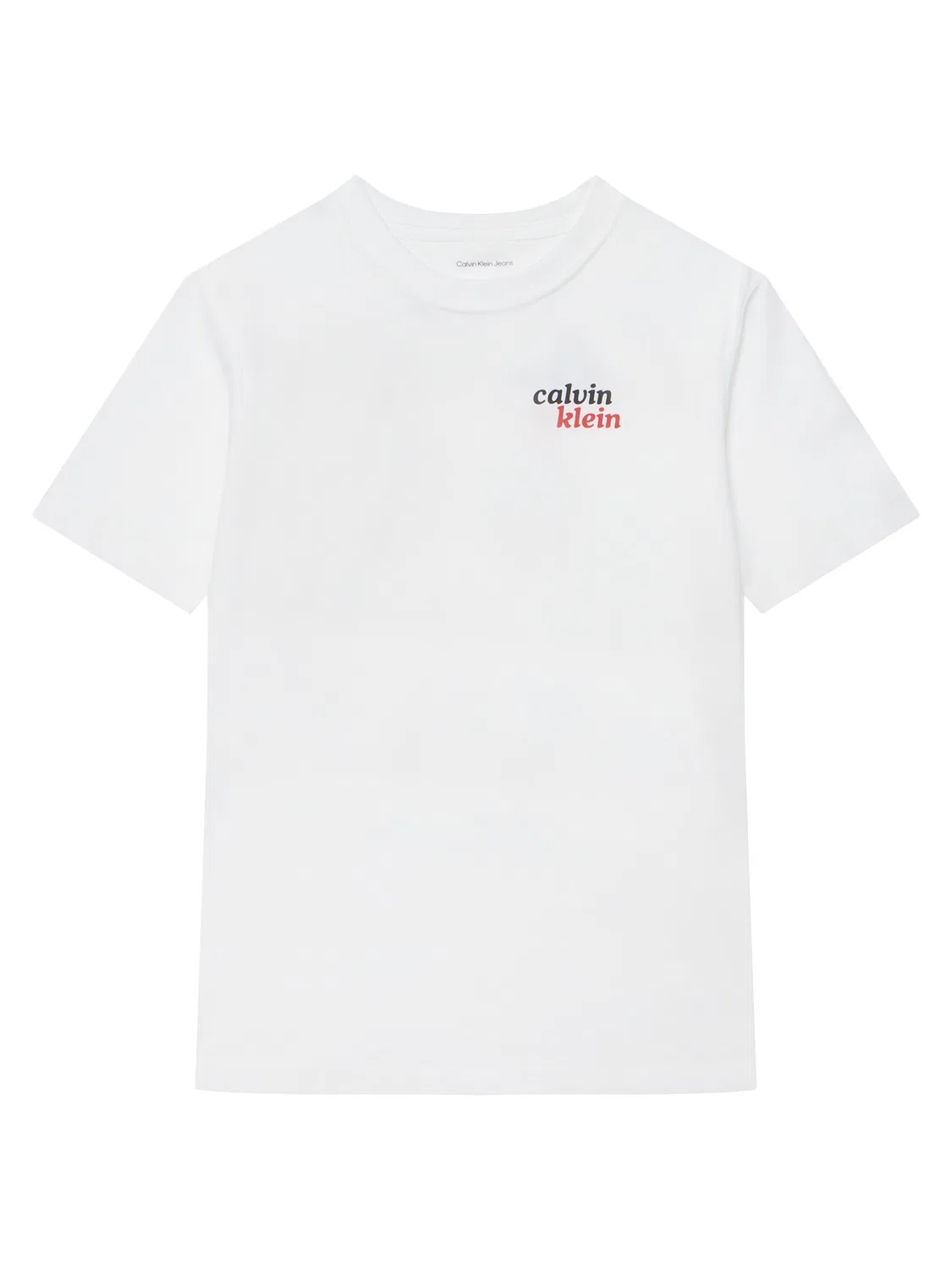 Футболка стандартного кроя для мальчика Calvin Klein Jeans, белый