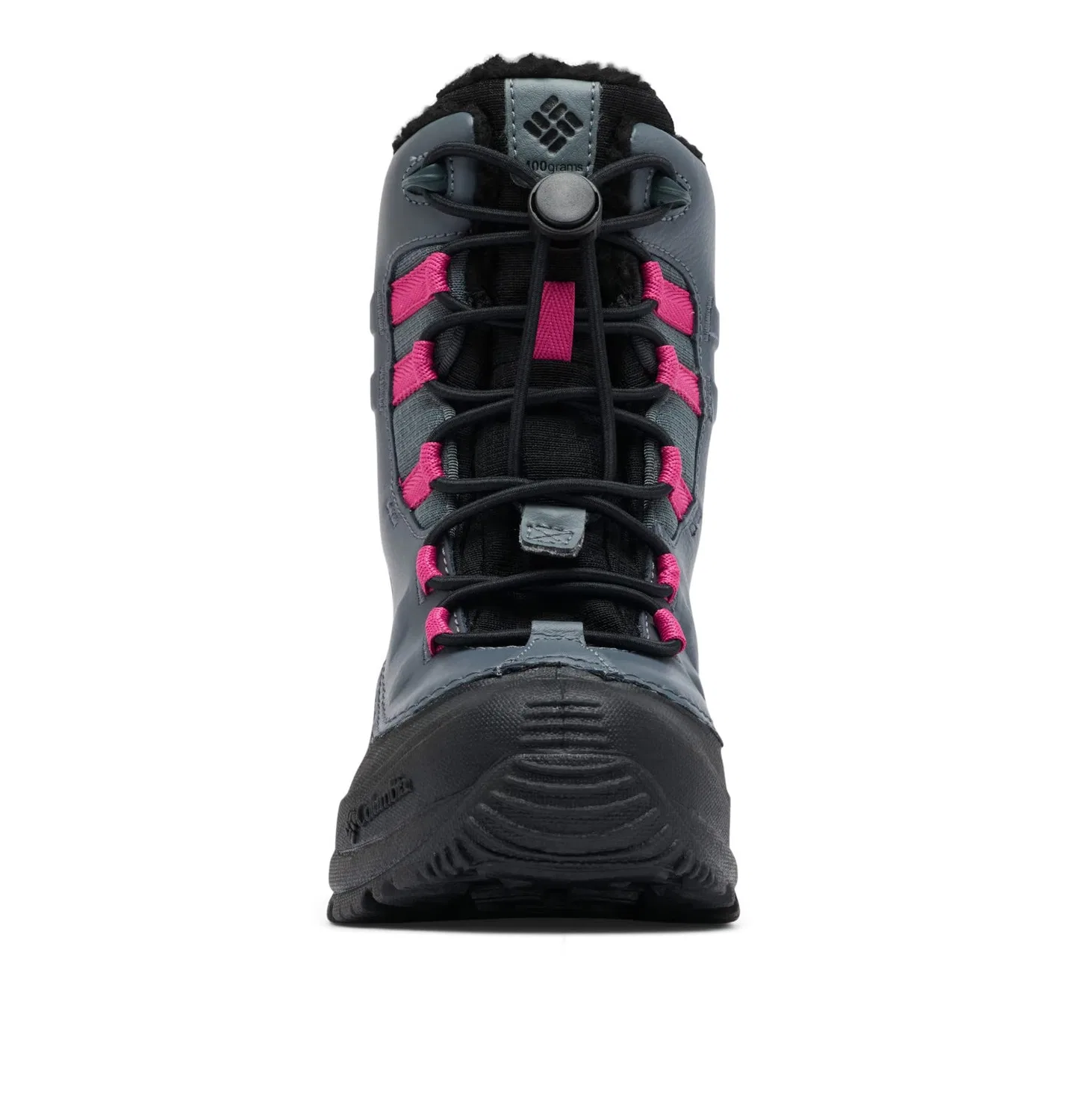 Детские снежные ботинки для мальчиков с подогревом Bugaboot Celsius Columbia, 2024 Wild Fuchsia Graphite — фото 3