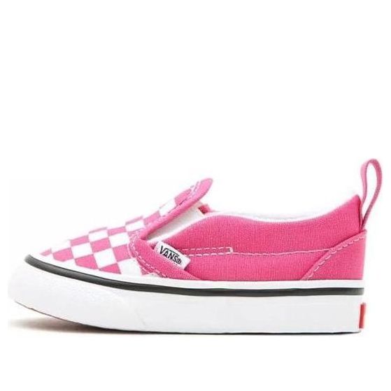 

Кроссовки slip-on k shoes pink/white Vans, розовый