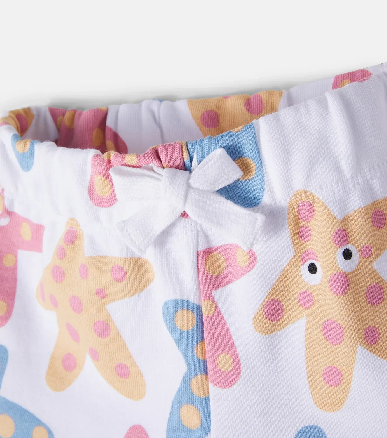 Шорты хлопковые Stella Mccartney Kids, белый — фото 4