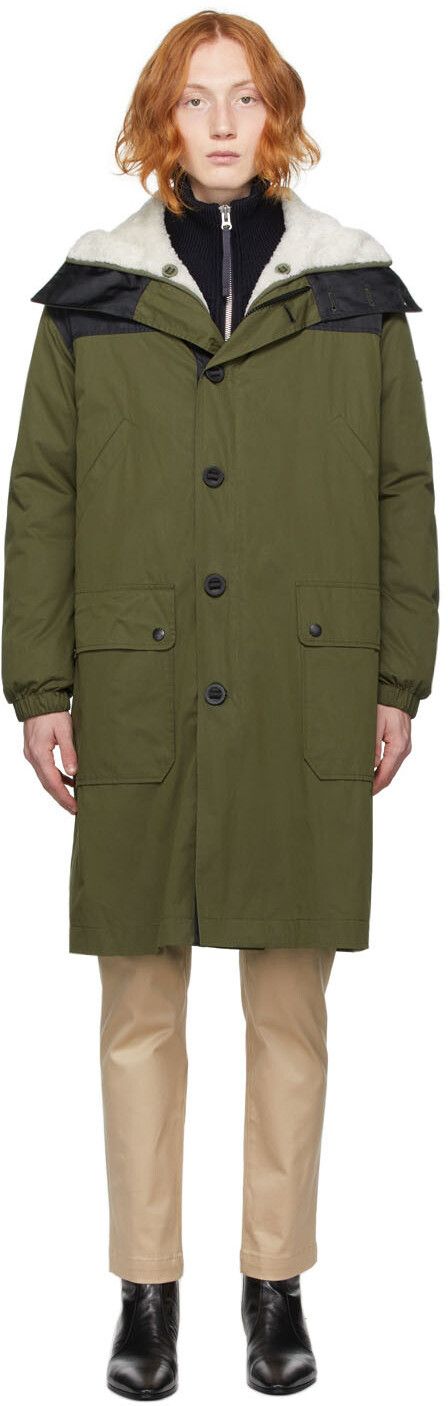 

Черная парка из кожи ягненка Yves Salomon - Army, Черный, Черная парка из кожи ягненка Yves Salomon - Army