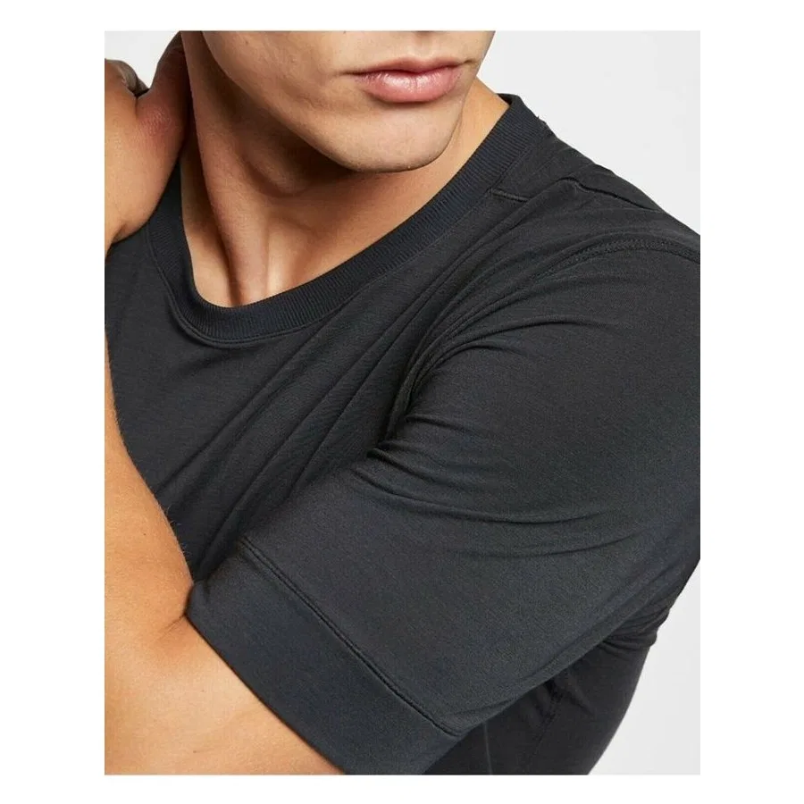 Мужская футболка для йоги Dri-FIT Nike, Черный — фото 2