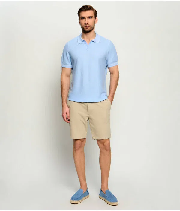 Мужской поло H-Narciso BOSS, Azzurro — фото 2