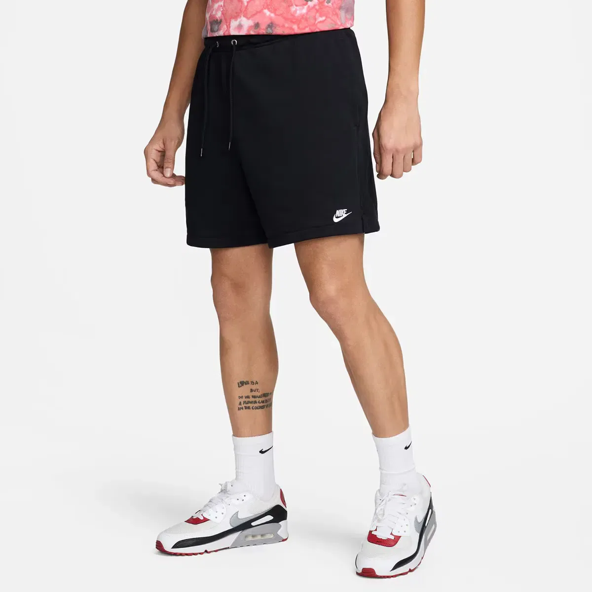 Мужские шорты из футера Nike Club Flow, Nike, Negro