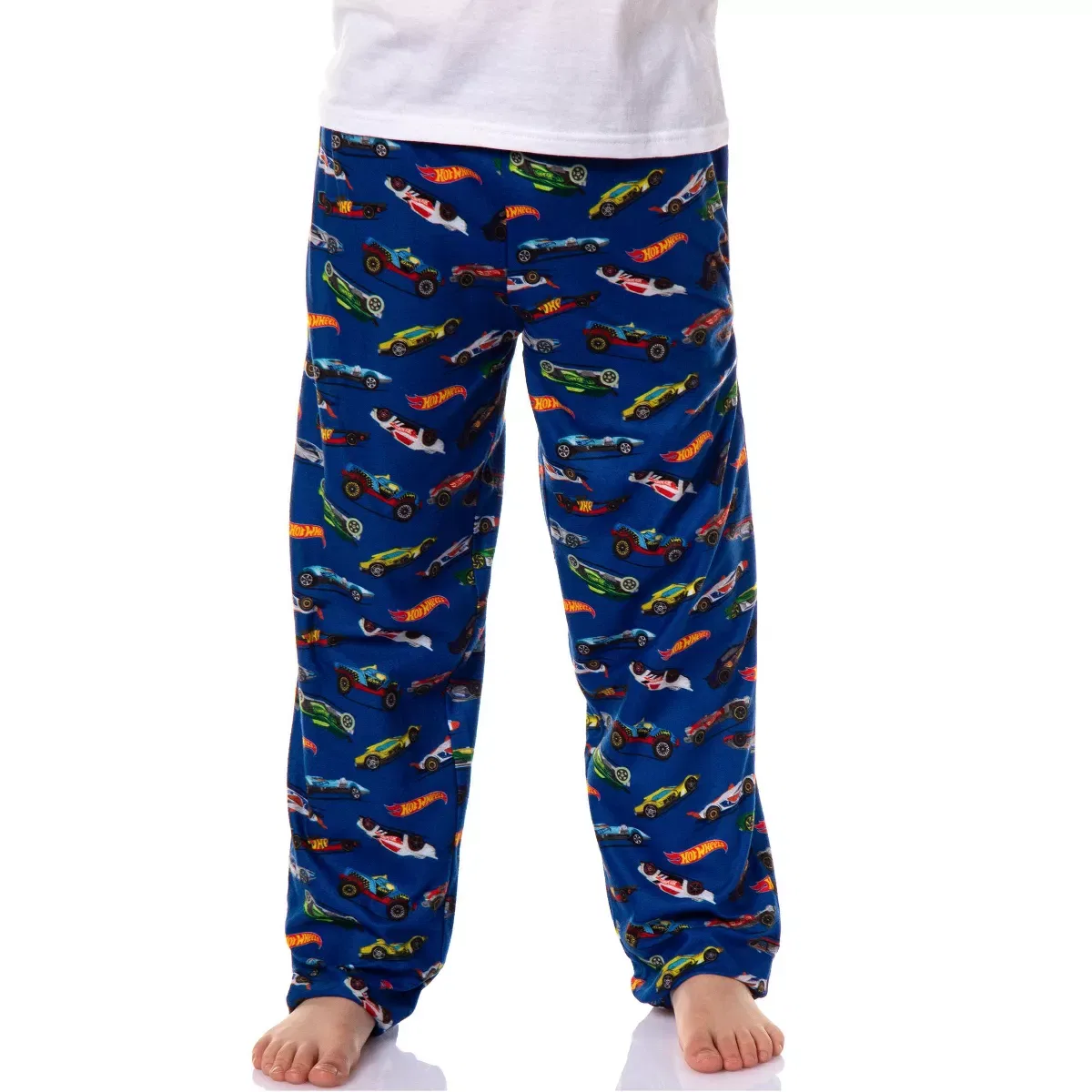 Детские пижамные штаны для мальчиков с принтом Hot Wheels Die-Cast Cars All Over Print Lounge Pajama Pants INTIMO, Blue