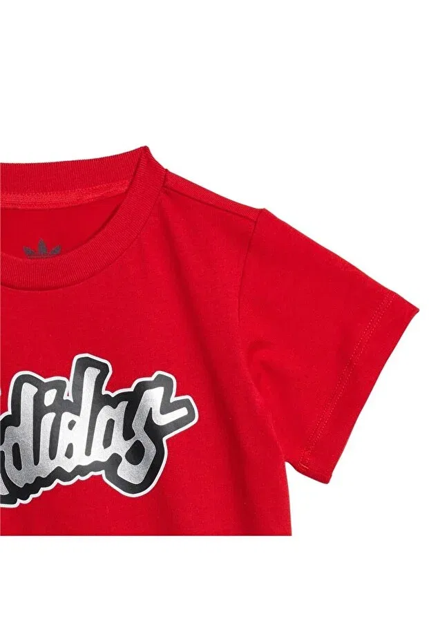 Детский комплект спортивного костюма для мальчиков с коротким рукавом Adidas, Colored — фото 4