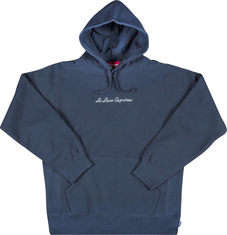 

Толстовка Supreme Le Luxe Hooded Sweatshirt 'Navy', синий