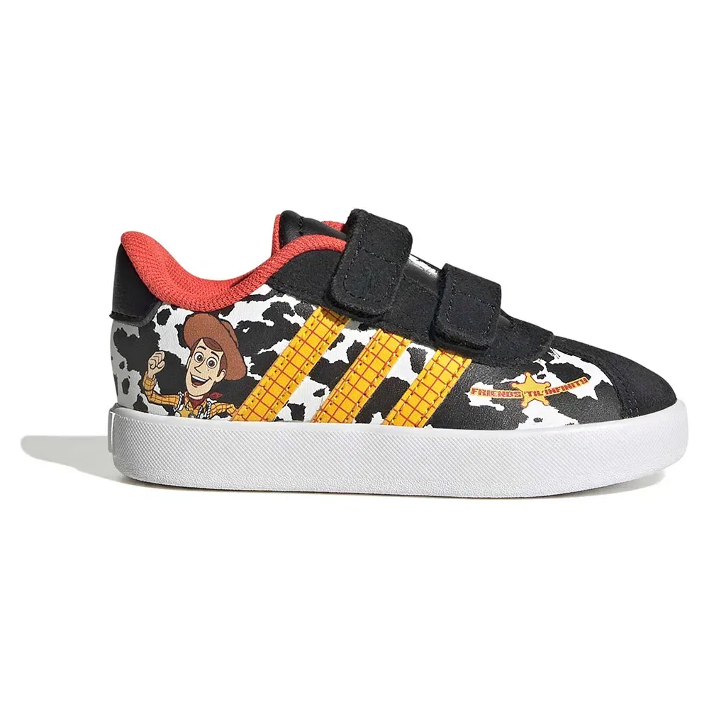 Детские кроссовки для девочек с принтом Pixar Toy Story VL Court 3.0 Adidas, Black